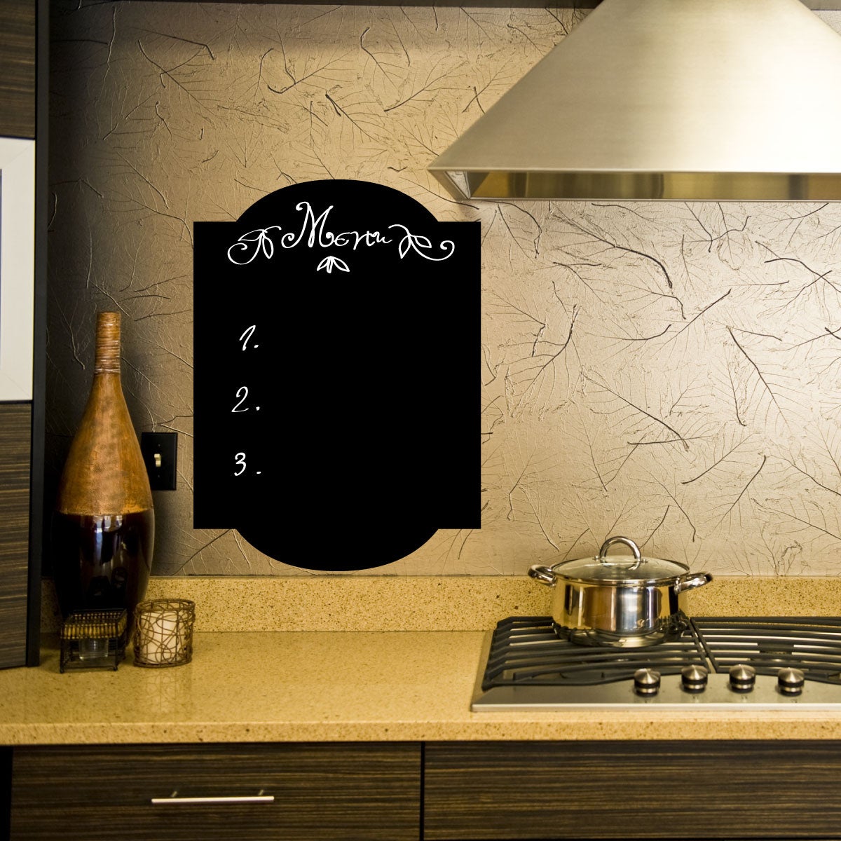 Adesivo ardesia forma classica - Sticker adesivo - adesivi murali - 95x70cm - 3