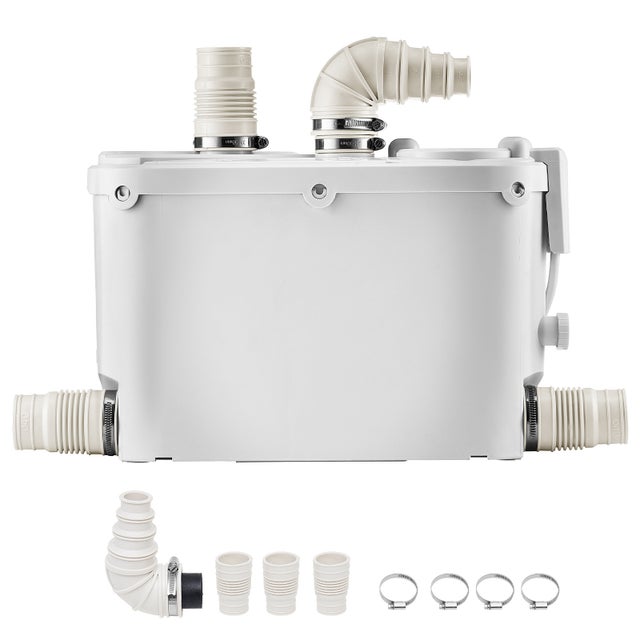 Pompe de macération SucceBuy 500 W,4 entrées,débit 110 L/min,hauteur de refoulement 8 m,pour eaux usées