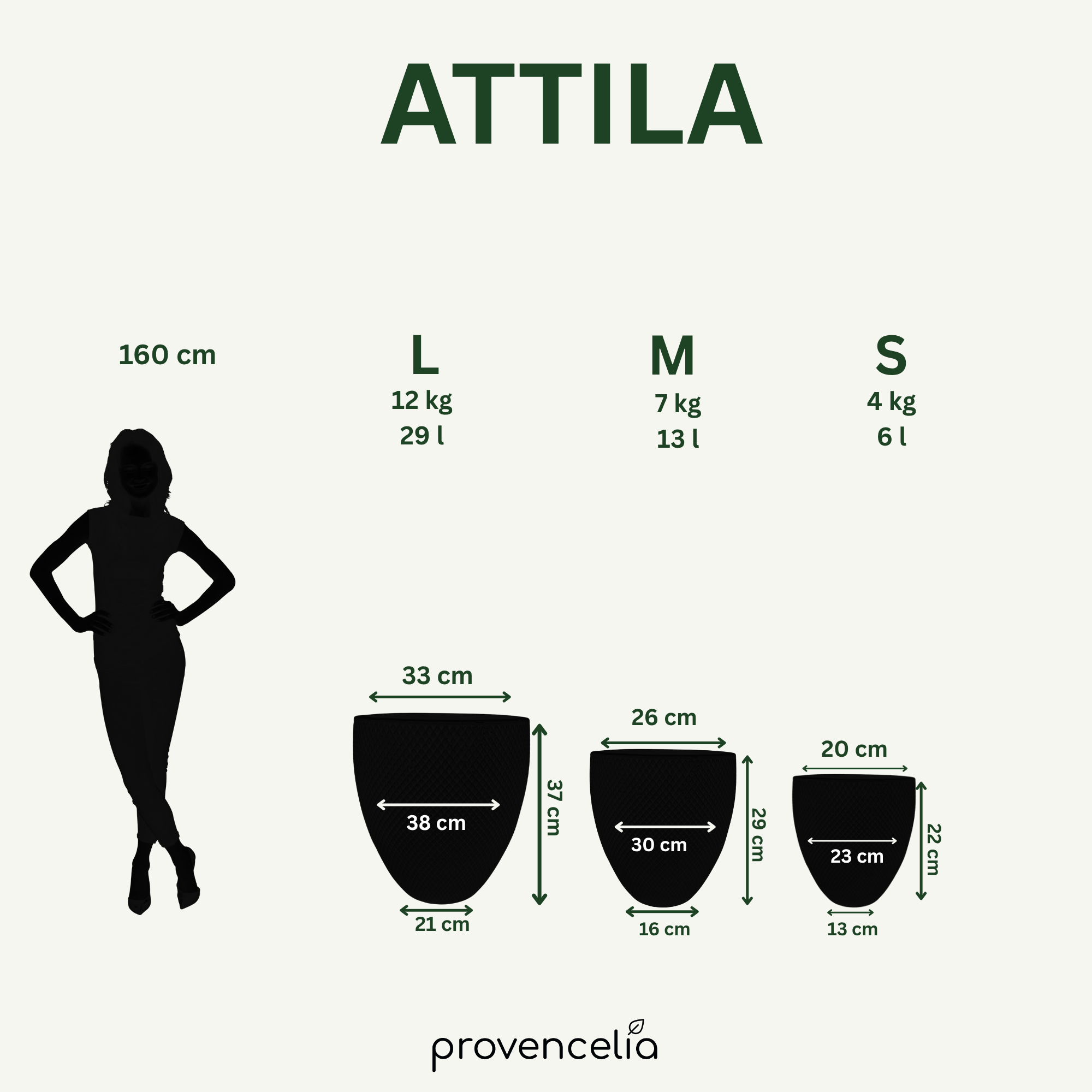 Pot grande taille d'extérieur ATTILA 38x37cm vert pomme, fait main en terre cuite émaillée, résistant au gel - 4