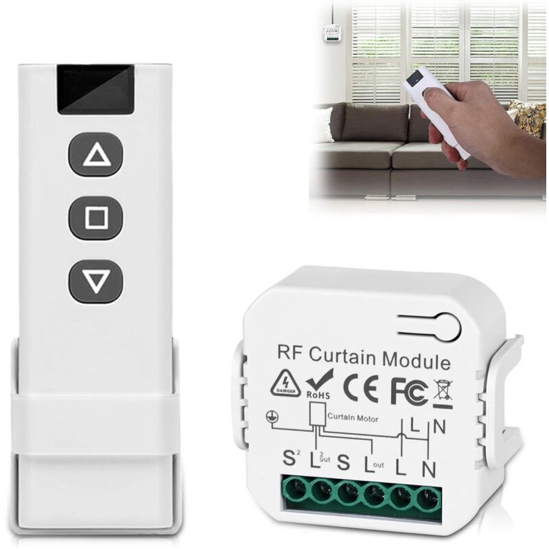 Kit de commande de volet roulant sans fil Commande du moteur de volet — free download