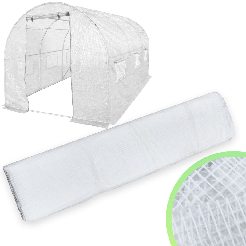 Pokrycie do Tunelu Ogrodowego 4iQ 2x4,5 Białe UV