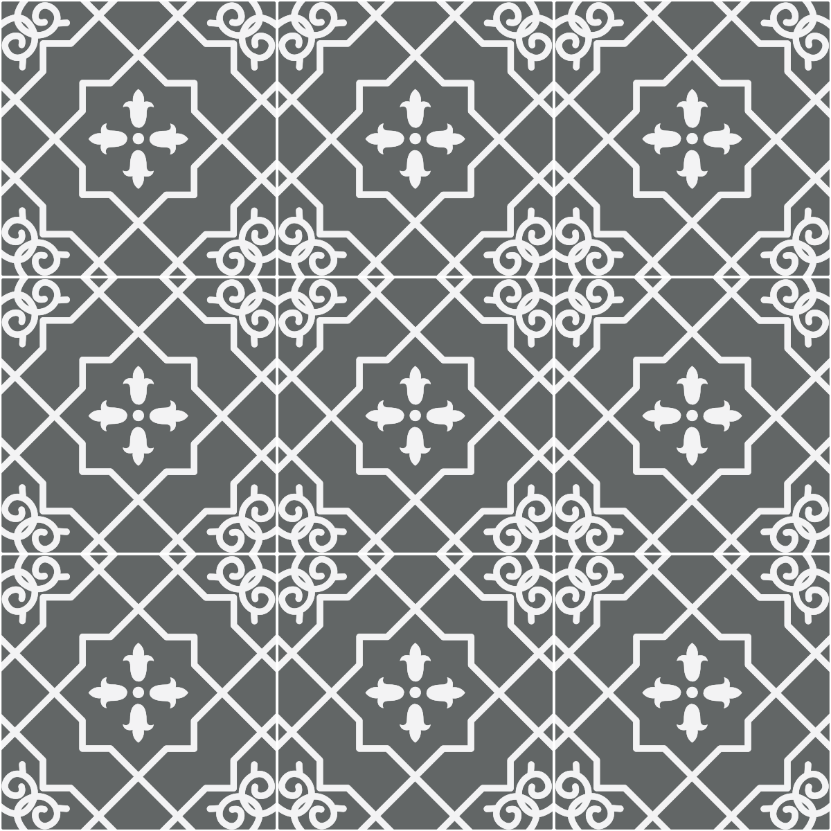 9 adesivo piastrelle di cemento terra Luiz antiscivolo - Sticker adesivo - adesivi murali - 9stickers20x20cm - 2