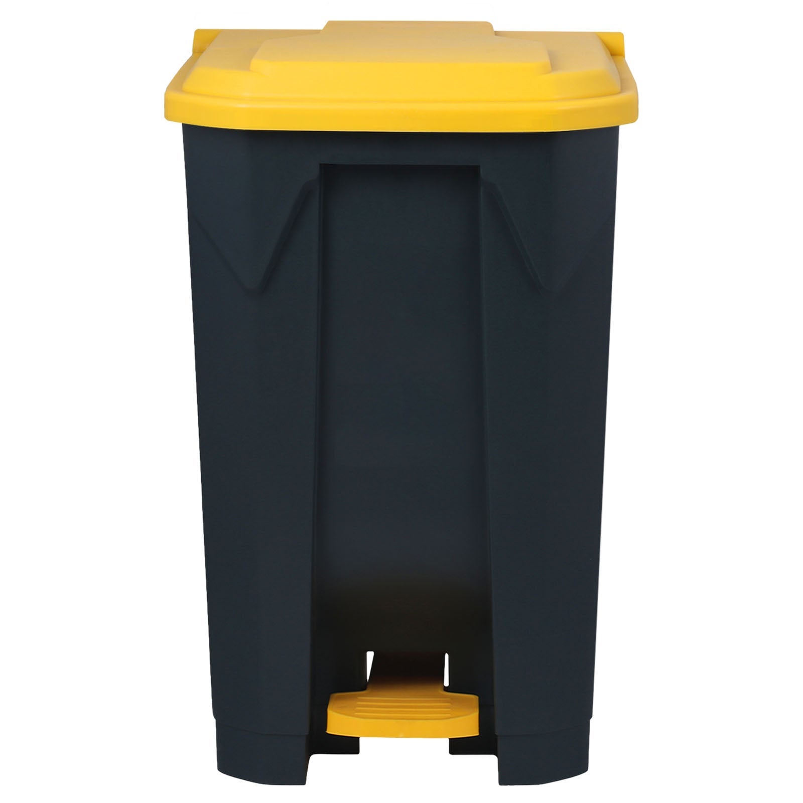 Poubelle conteneur Tri sélectif simplifié Pour la maison, le commerce, Jaune 50 Litres - 43 x 40,2 x 60 cm - 4