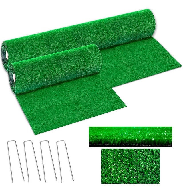 Césped Artificial Drenante 2X6 Metros Altura 7mm Hierba Sintética Verde