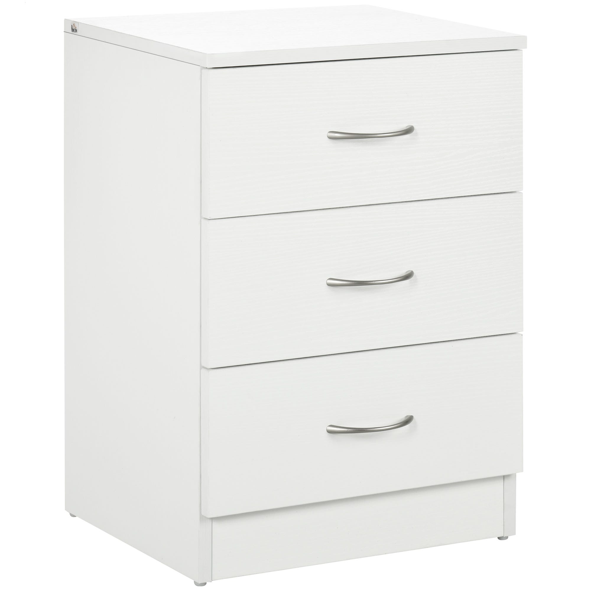 HOMCOM Comodino in legno melamina bianco 40x35x58 cm | Leroy Merlin HOMCOM Comodino in legno melamina bianco 40x35x58 cm | Leroy Merlin