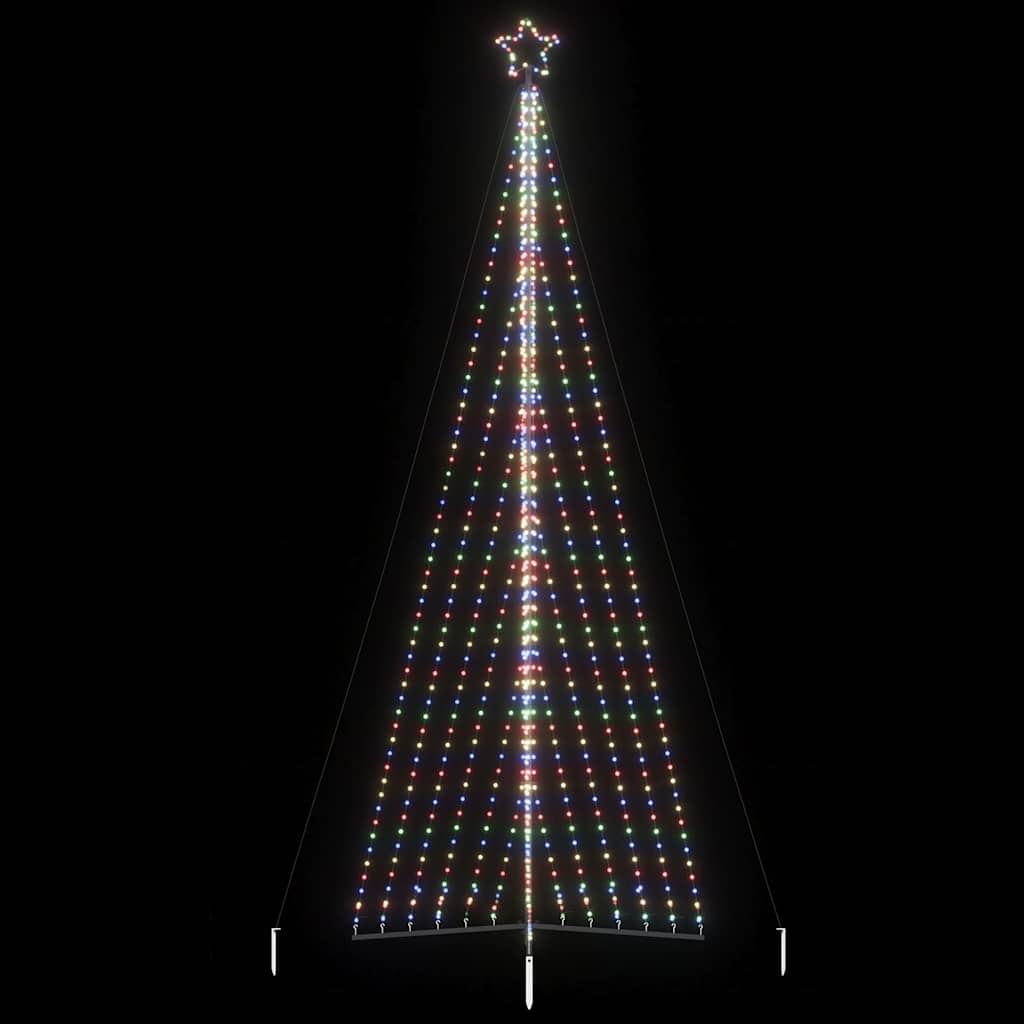 Choinka LED 789 LED Kolorowa 476 cm vidaXL