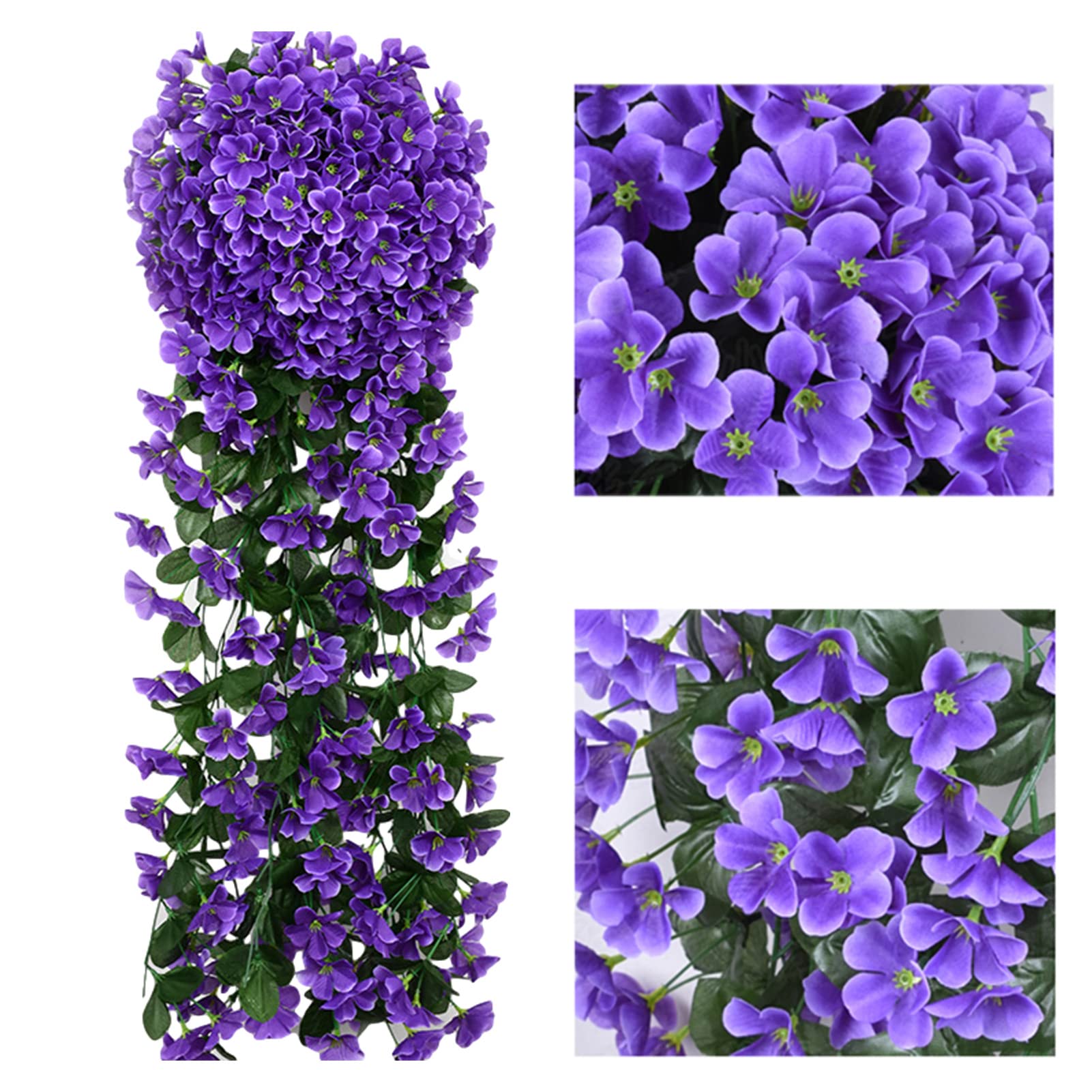 2 pezzi di piante finte da appendere al muro, piante artificiali
