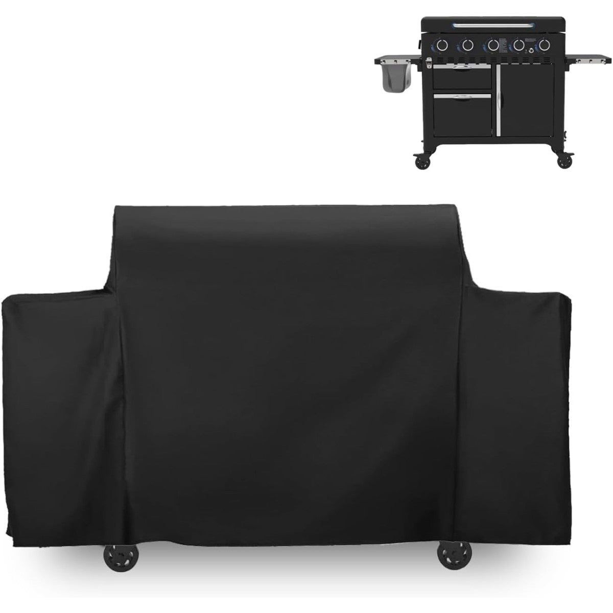 Housse de Barbecue Plancha Gaz 5 Brûleurs Ultimate - Housse de protection Imperméable Résistante UV Pit Boss - 6