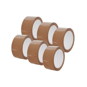 Nastro Adesivo Deco Express - Pacco Da 12 Rotoli Mix (Marrone, Trasparente, Fragile)