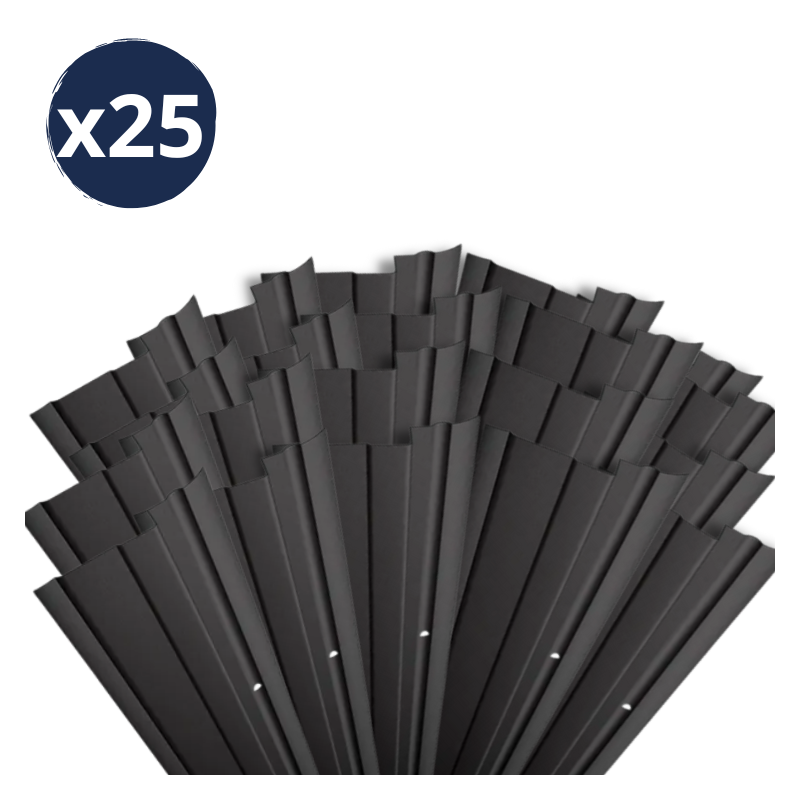 Profils de fixation PE pour membrane de fondation. Barre de 2ml. LOT DE 25 UNITES - lot(s) de 50 ml - 3