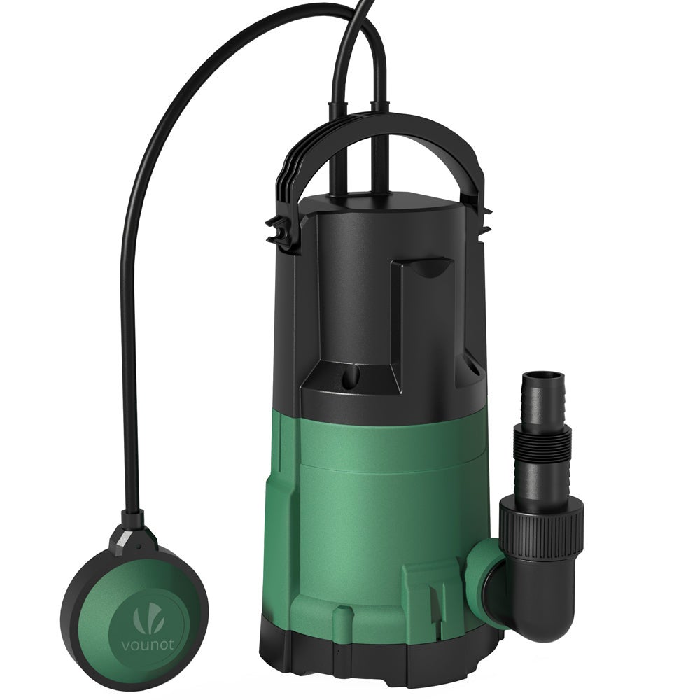 Pompe D’évacuation Eaux Chargées 750W - Débit 20000 L/h, Hauteur Max 10m - Pour Eaux Sales Avec Particules Jusqu’à 35mm