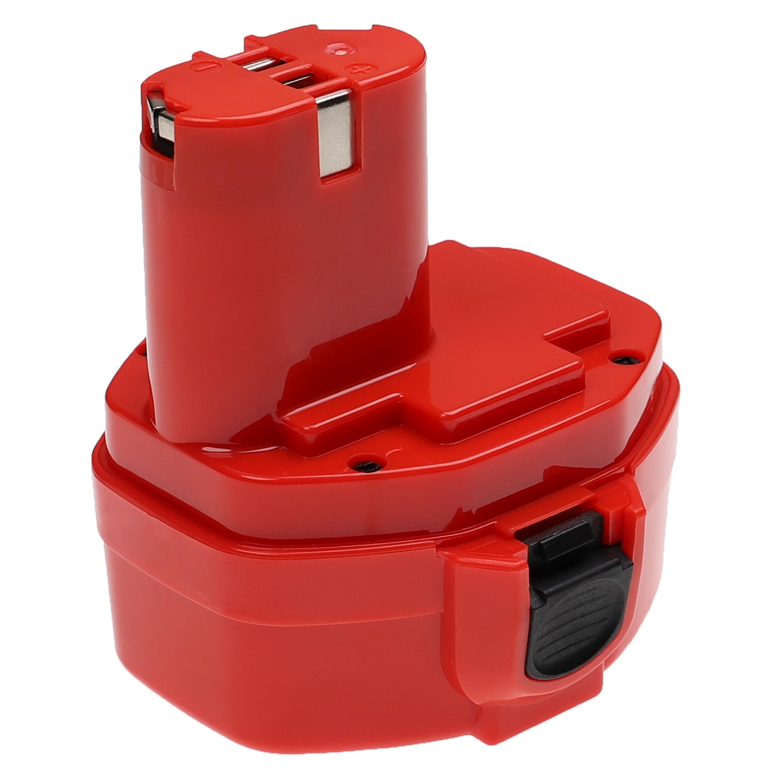 EXTENSILO 2x Batterie compatible avec Makita 6336DWDE, 6337DWAE, 6337D, 6337DWDE, 6337DWFE, 6337DWDESP outil électrique (3300 mAh, NiMH, 14,4 V) - 2