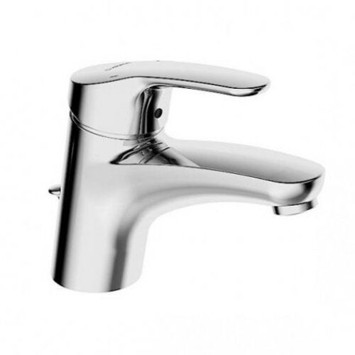HANSA HANSAMIX basin mixer, with drain set, with water brake, projection: 141 mm, 01092283