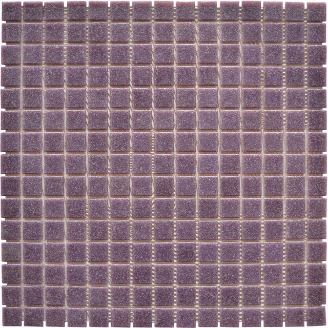 Mosaïque En Verre Résin Violet Pâle - Référence 92-1107_b, 1 Plaque, Neuve Pour Cuisine/salle De Bain