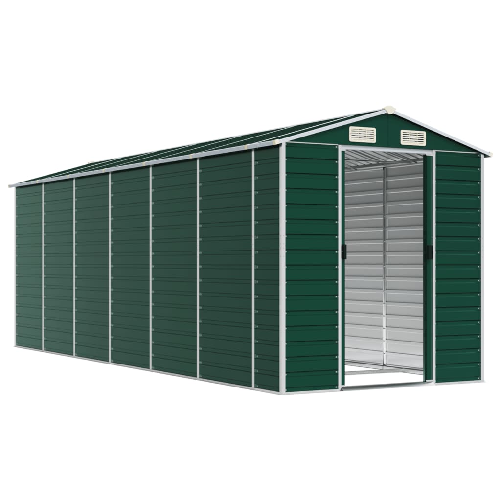 Maison Exclusive - Abri de jardin vert 191x555x198 cm acier galvanisé - 3