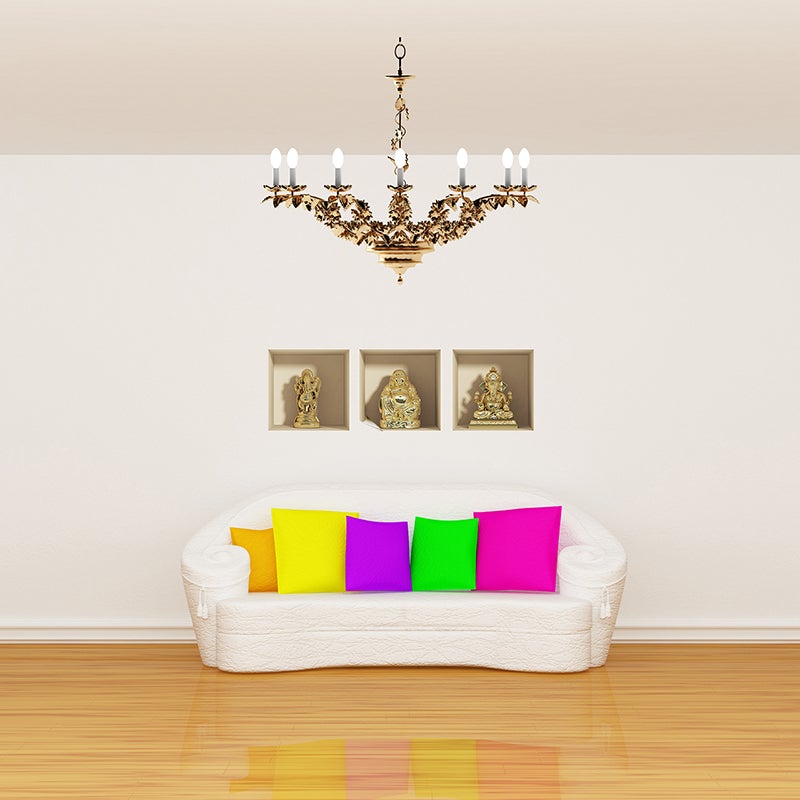 Adesivo effetto 3D Statua di Ganesh e Budda - Sticker adesivo - adesivi murali - 40x120cm - 4