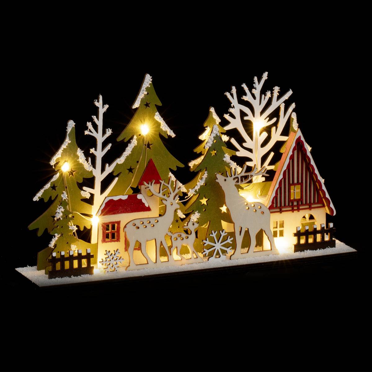 FEERIC LIGHTS & CHRISTMAS Cavallo Luminoso da Esterno A 50 cm 70 LED + trasf