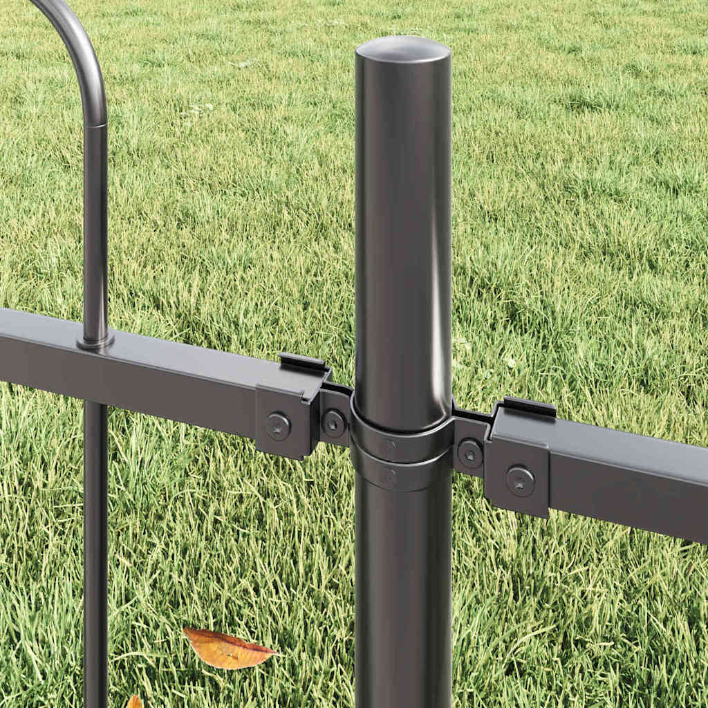 Recinzione per Giardino BOXTEL Grigio vidaXL - 4