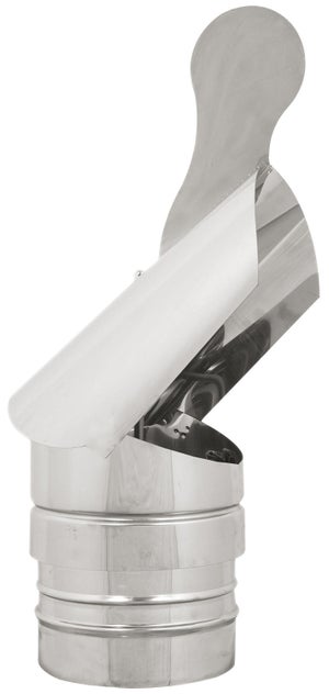 Cappello Per Canna Fumaria Girevole | Acciaio Inox AISI 304 | Ø 10 Cm | Attacco Maschio - Foto 7