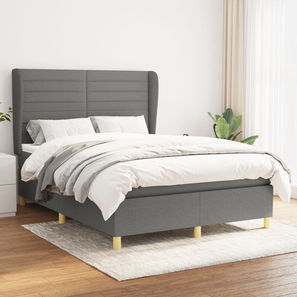 Baldiflex Cama De Matrimonio Con Contenedor Modelo Licia Soft De Tela, Somier De Láminas, Para Colchones Individuales, 180 X 200 Cm, Cabecero Finamente Acolchado, Color Mostaza