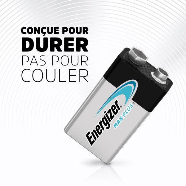 Pack de 4 - Energizer Max Plus Alcaline 9V, pack de 1 Pile - 3