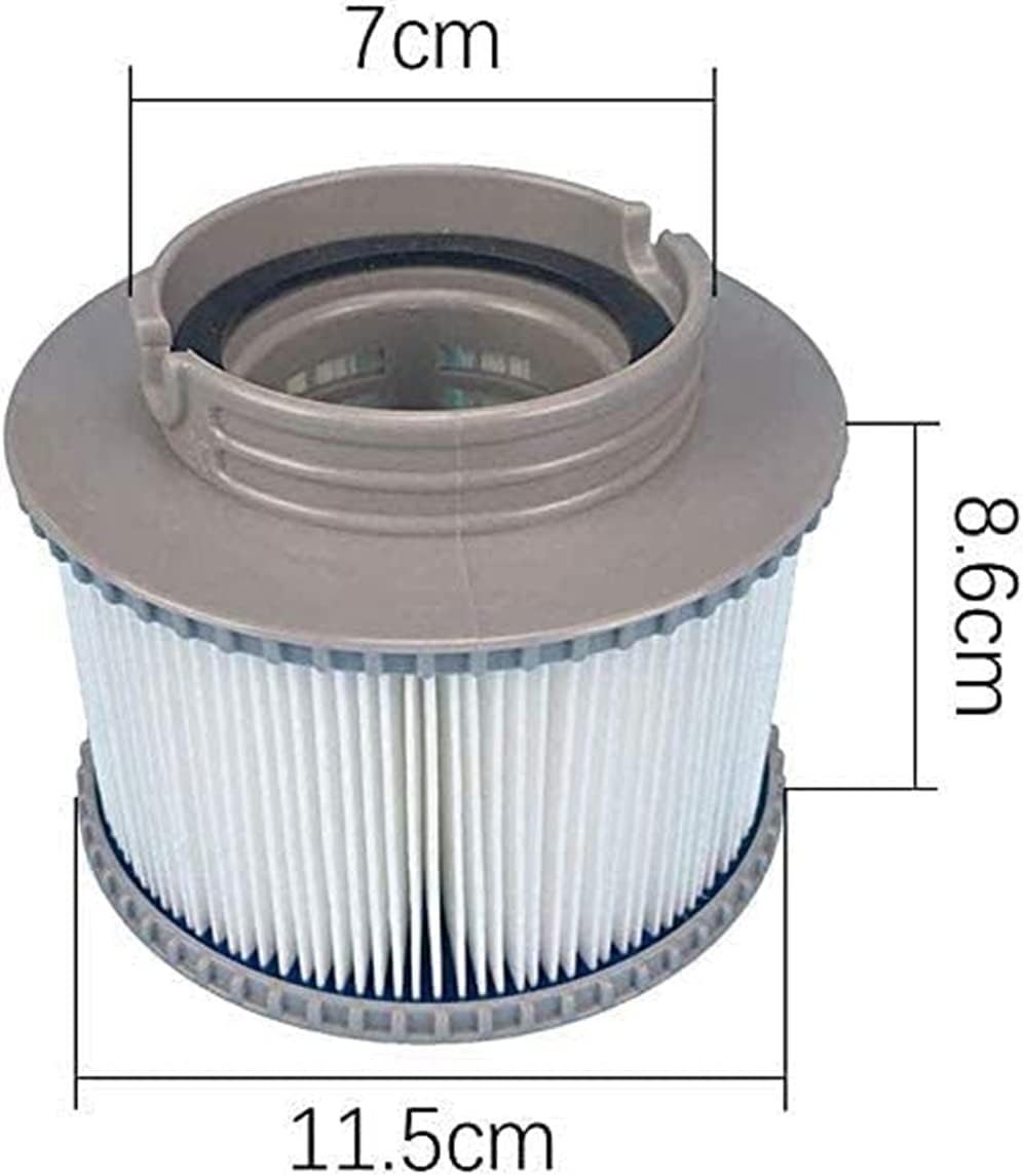Filtre de rechange pour MSpa FD2089, cartouche filtrante pour pompe de piscine, spa et centre thermal, lot de 4 - 5