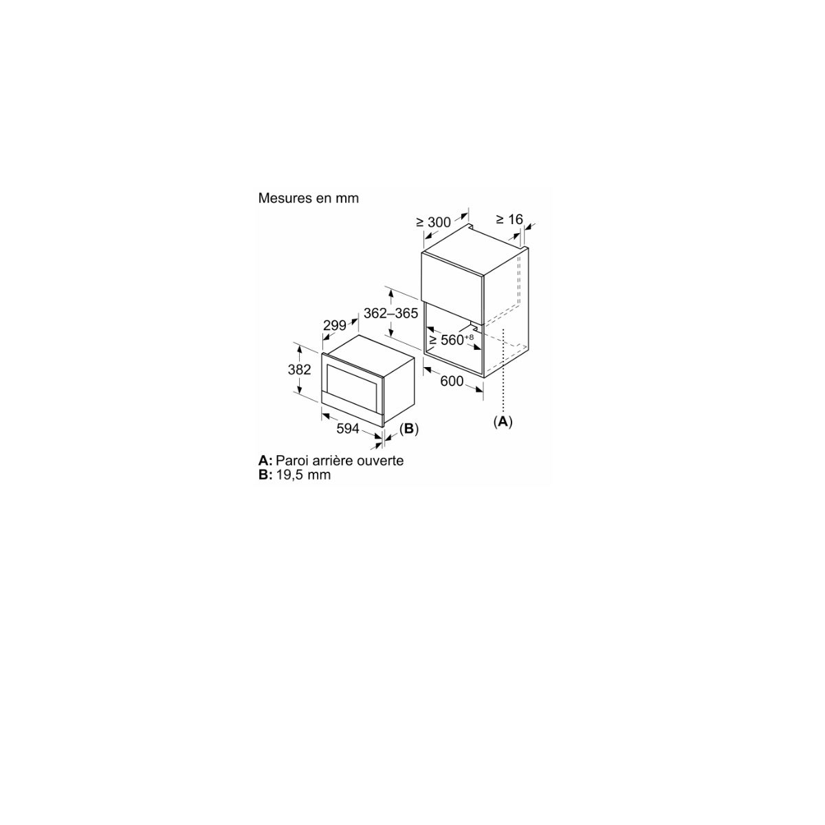 Micro ondes encastrable BOSCH BFL7221B1, Série 8, AutoPilot7 - 7