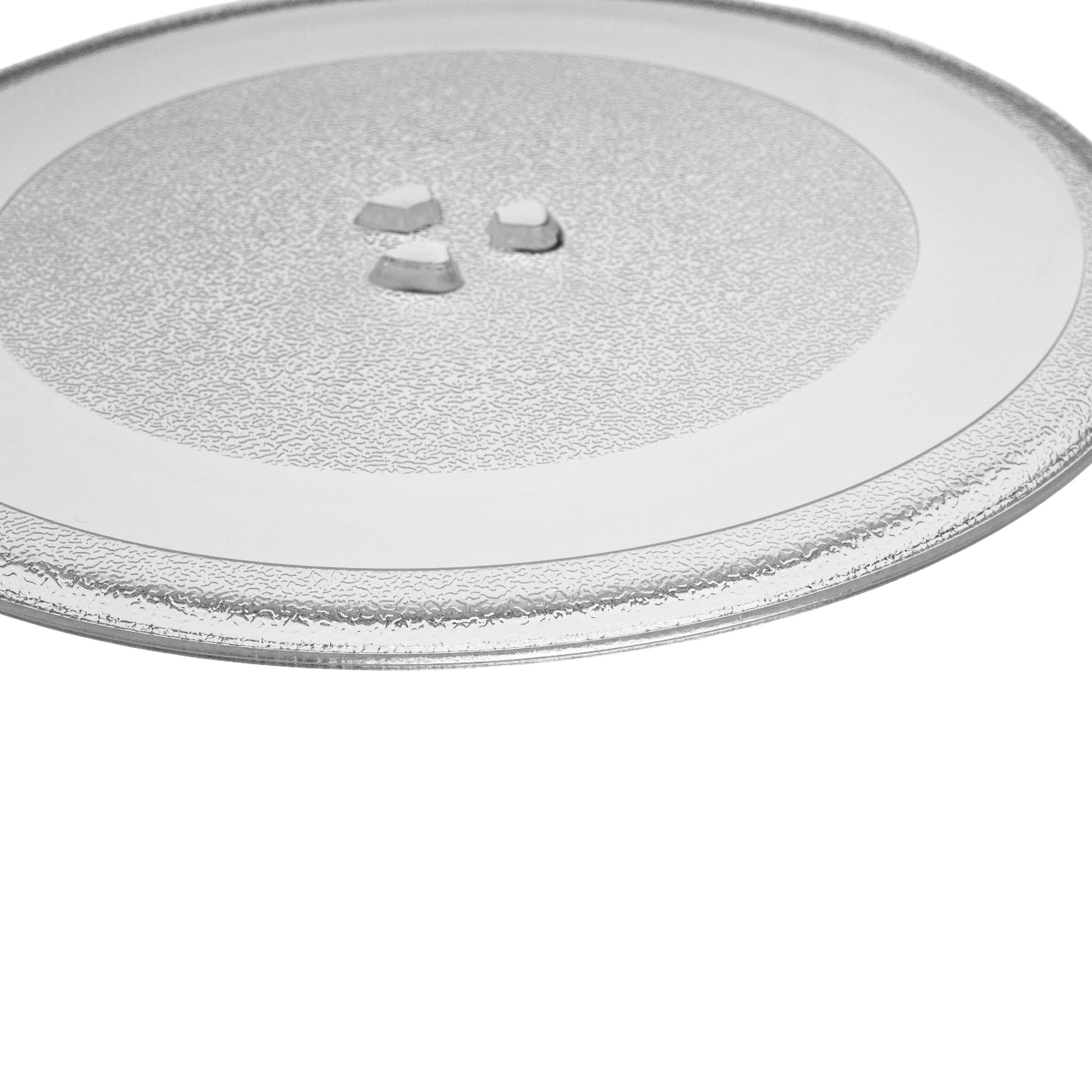 vhbw Plateau tournant compatible avec Profile PEB159CSNSS micro-ondes - Plaque tournante verre, 32,4 cm, support en Y - 2