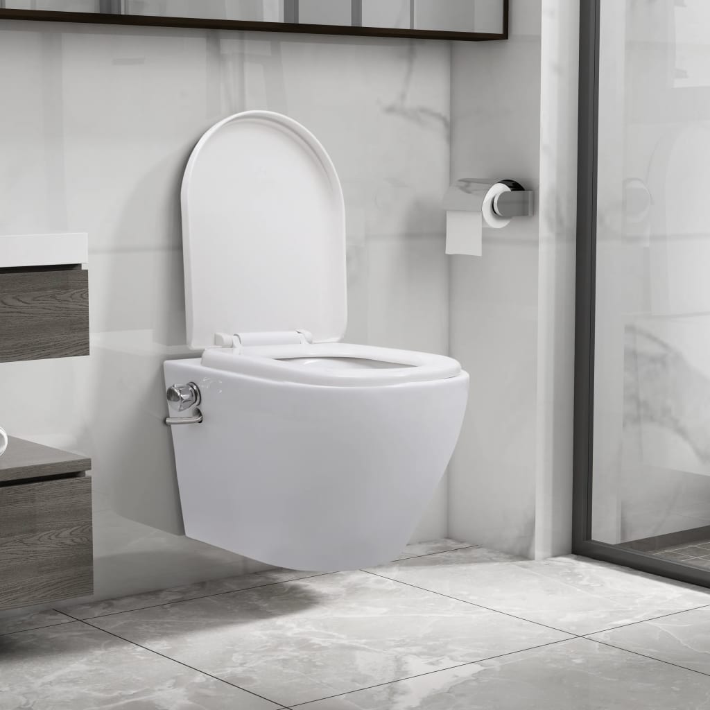 Inodoro Colgante Sin Borde Blankenburg Cocon2.0 - Negro Mate, Asiento Con Cierre Suave, Diseño Moderno E Higiénico
