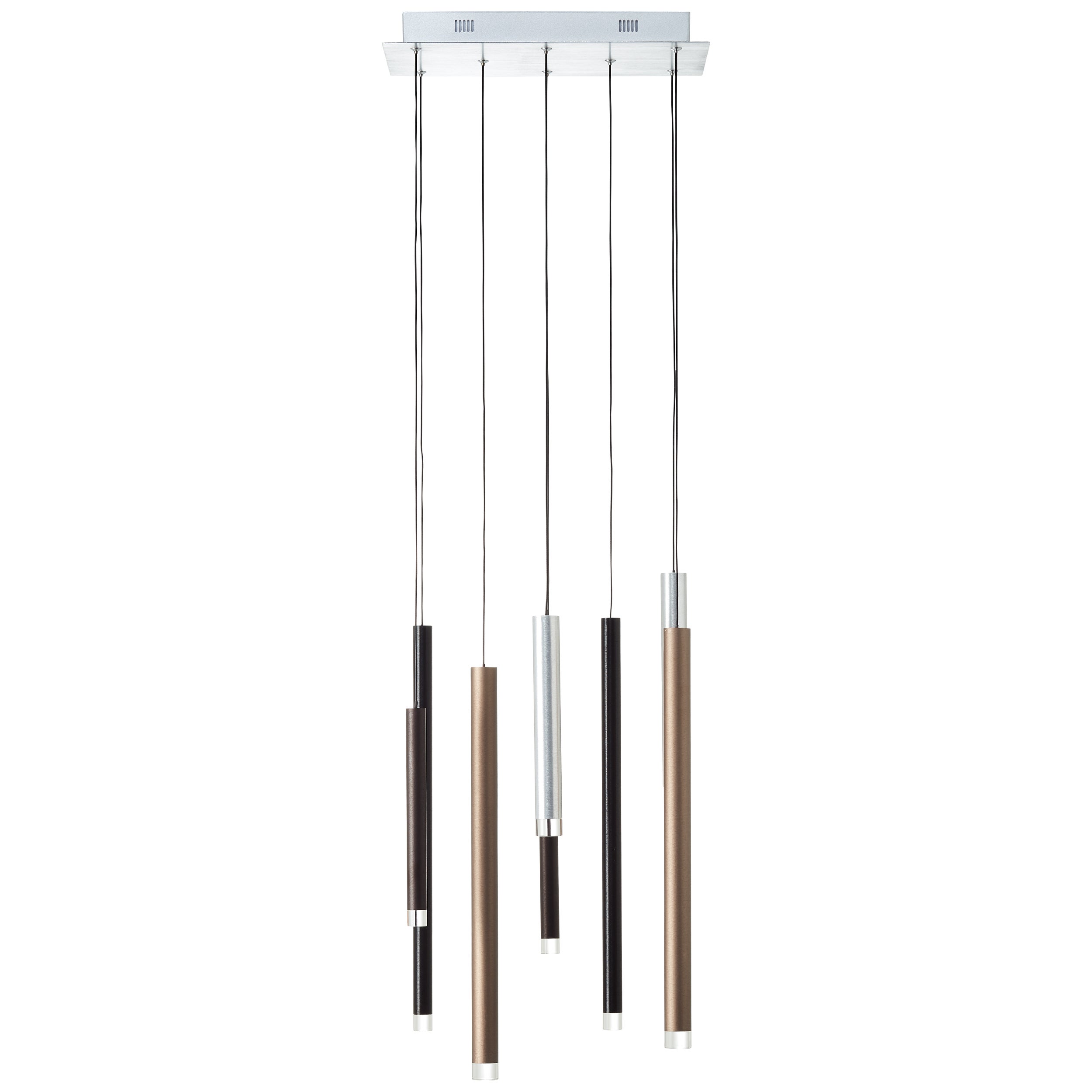 Lampa BRILLIANT, lampa stołowa Vonnie czarny / kolor drewna, metal / drewno / tekstylia, 1x A60, E27, 25W, standardowe żarówki (brak w zestawie), A ++ - 2