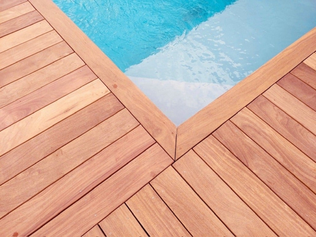 lame de terrasse en bois exotique CUMARU 21*145*950mm gamme Biscarrosse - 6