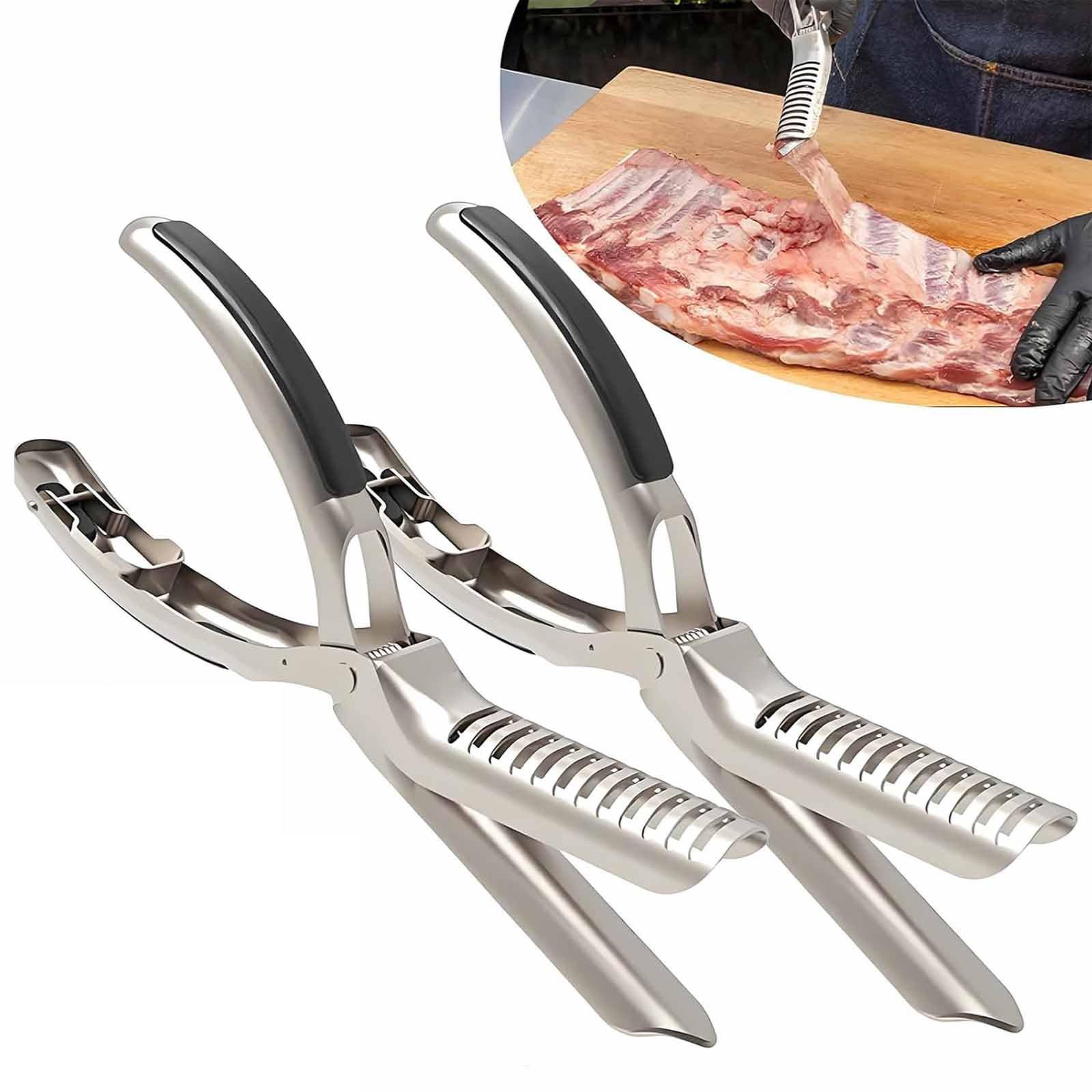 Zestaw 2 profesjonalnych narzędzi do usuwania membran, stal nierdzewna, do łatwego usuwania membran, antypoślizgowe.