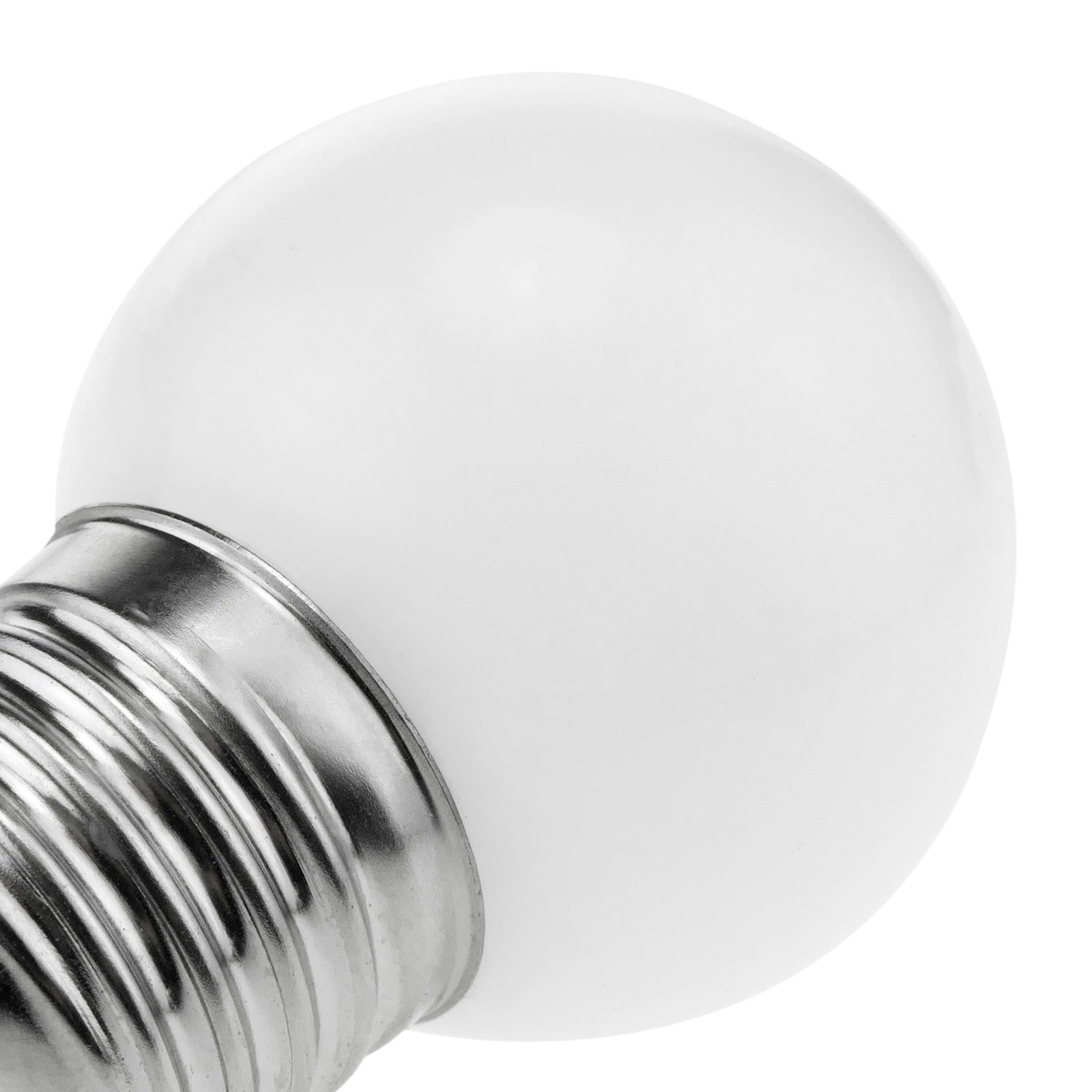 Lampadina LED E27 230VAC 1,5W 65x45mm G45 luce bianco caldo - 3