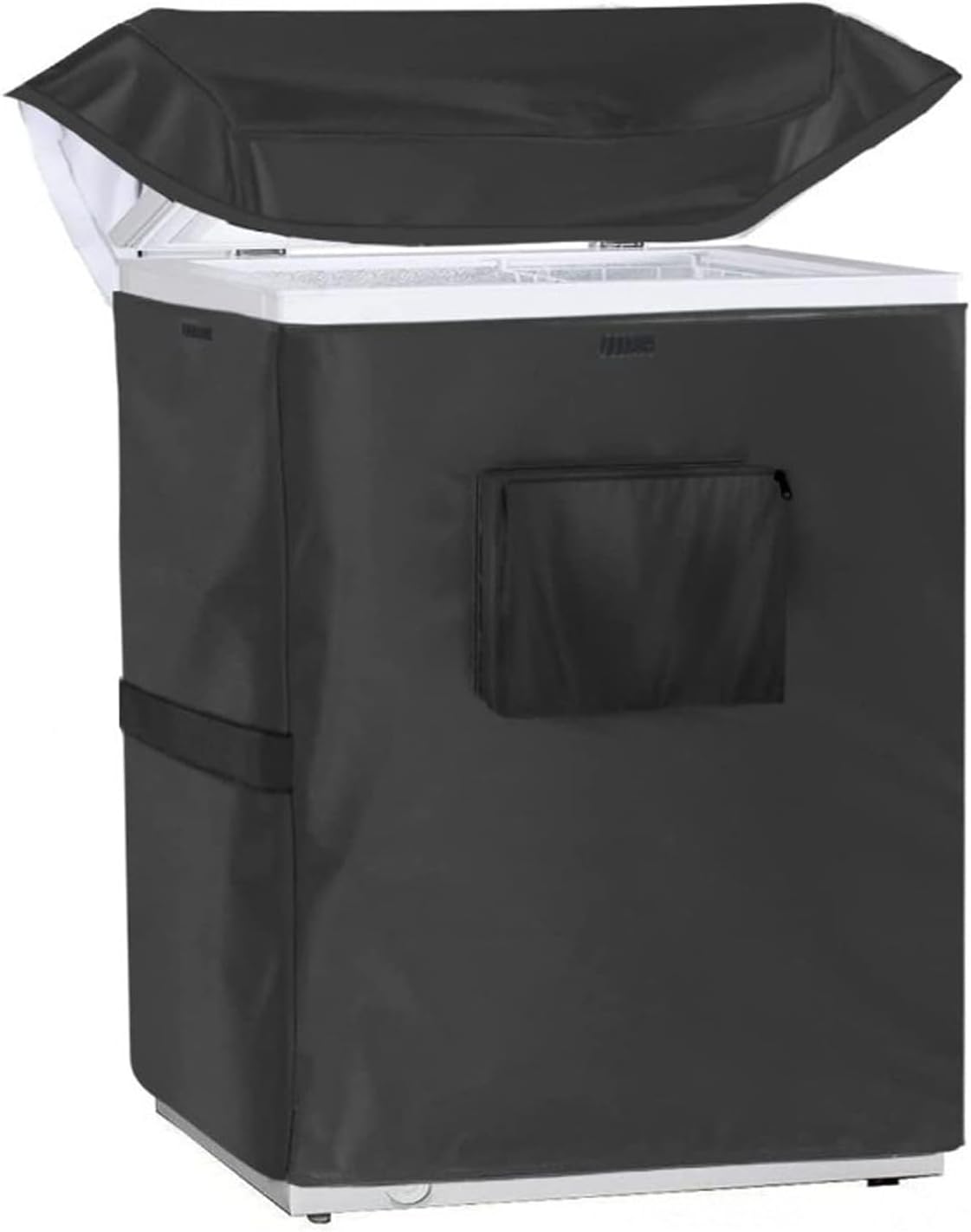 Pokrowiec na lodówkę – wodoodporny i pyłoszczelny pokrowiec ochronny do zamrażarek pionowych – pokrowiec ochronny (102 x 64 x 89 cm)