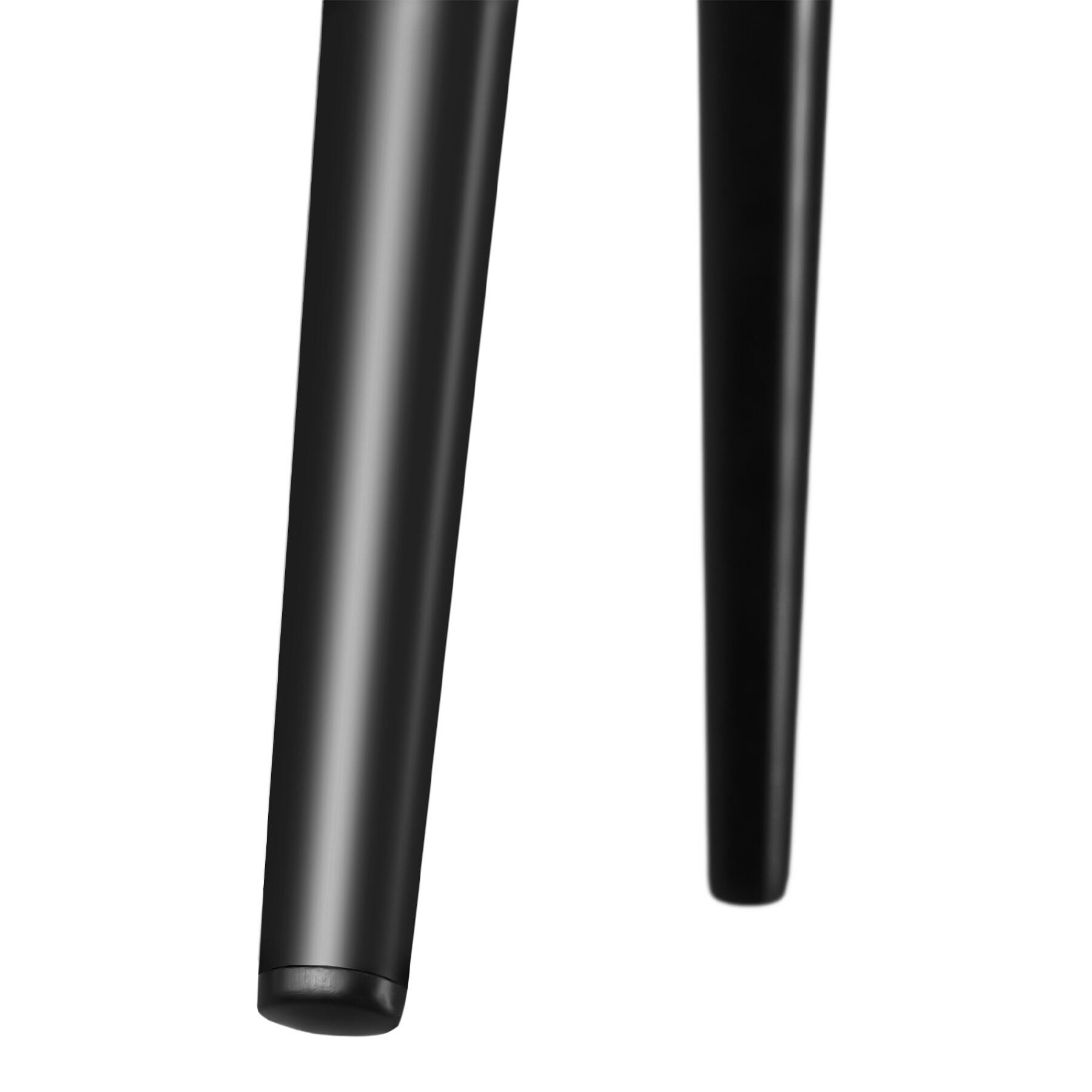 Lot de 4 chaises en polyuréthane à effet velours au style scandinave et pieds en acier noir 58 x 62 x 82 cm TECTAKE - 7