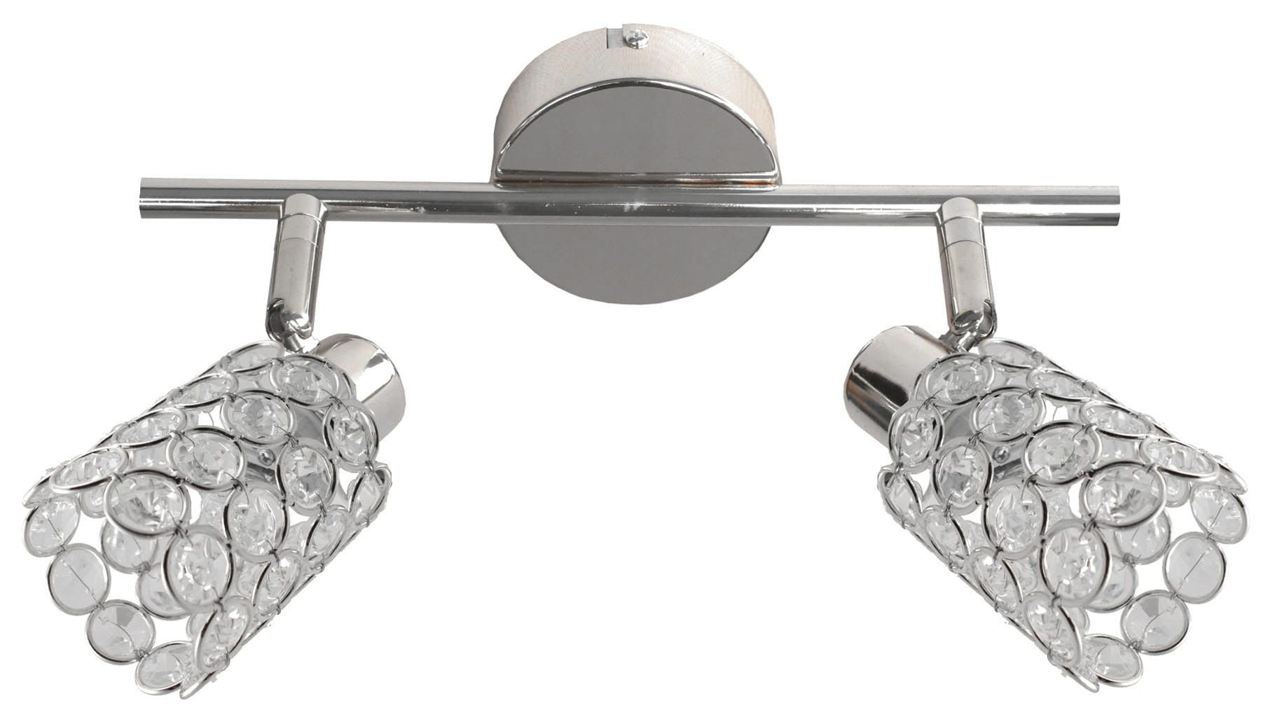 Lampa wisząca YORK transparentna-chromowana 2 x G9 x 40W wym: 17 x 37 x 8 cm Candellux