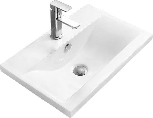 Mexen Emma umywalka wpuszczana w blat 51 x 39 cm, biała - 25055100
