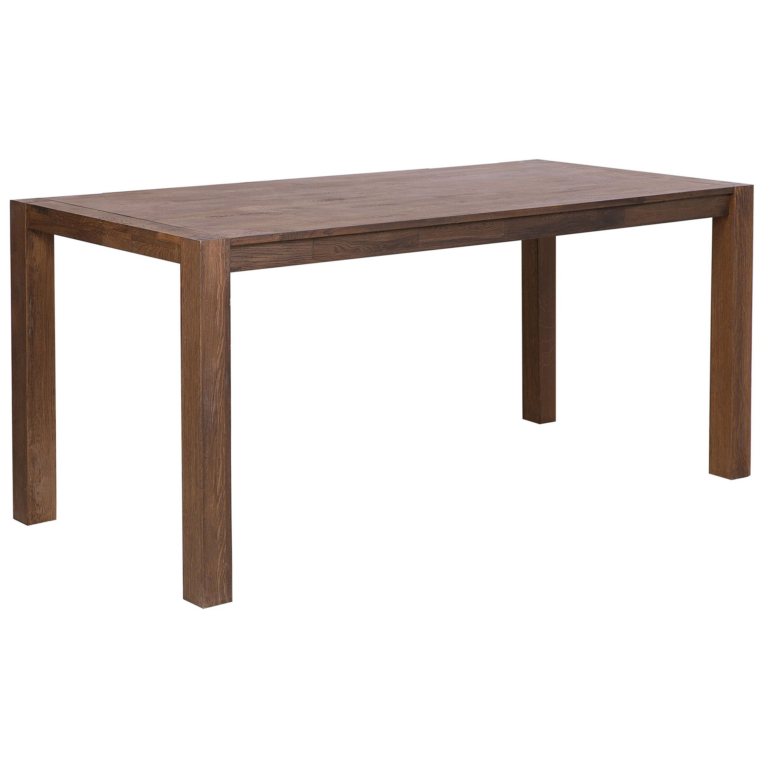 IDMarket Tavolo Da Pranzo DAKOTA 160 Cm - Design Industriale, Piano Effetto Legno E Gambe In Metallo Nero, Per 6 Persone - 4