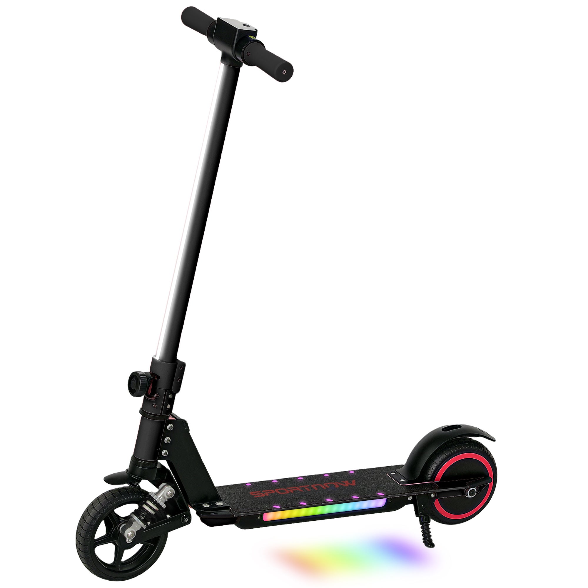 Trottinette enfant - AIYAPLAY - 3 Roues Lumineuses LED - Hauteur Guido... pas cher