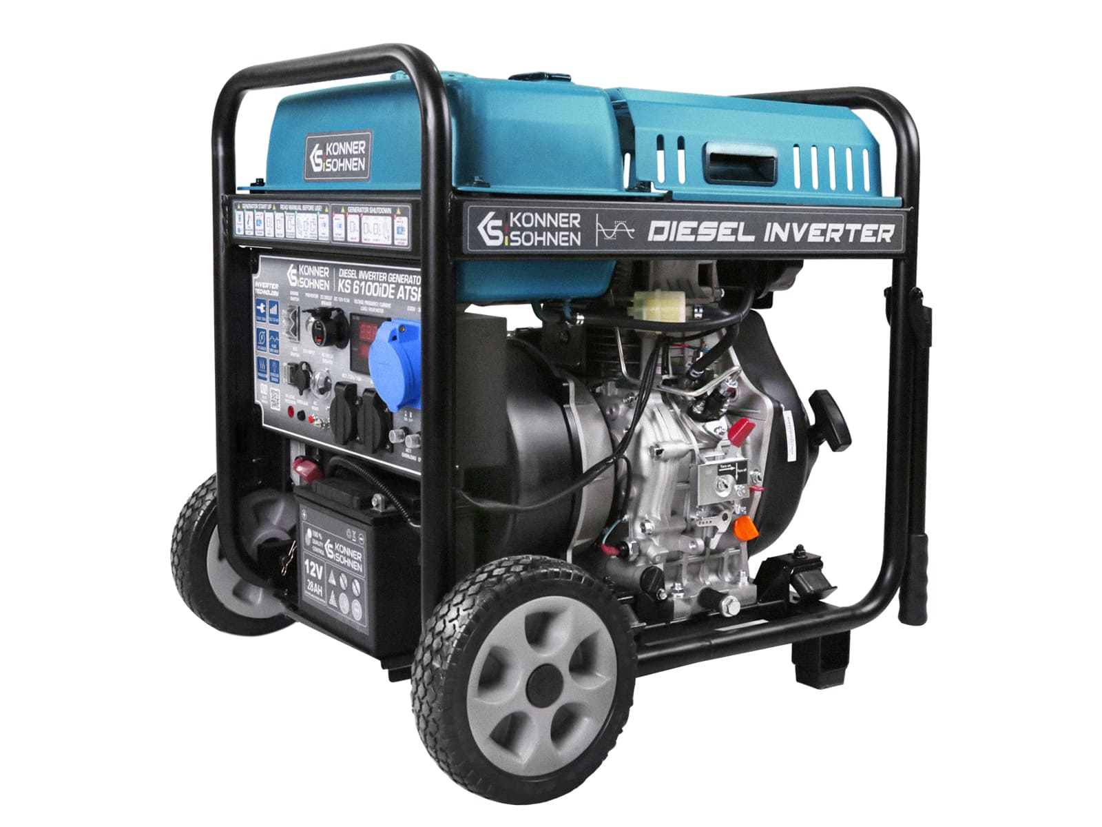 Dieselowski generator inwerterowy KS 6100iDЕ ATSR Moc maks/nom (230V), kW 5.5/5.0