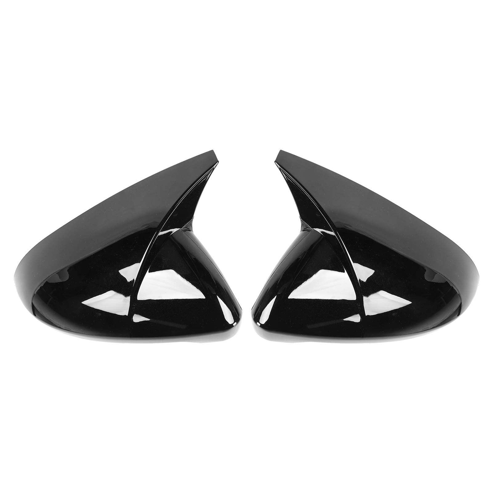 Coppia di copri specchietti retrovisori in stile clacson, adatti per MK7/MK7.5 GTD R 2013-2020 (nero) - 6