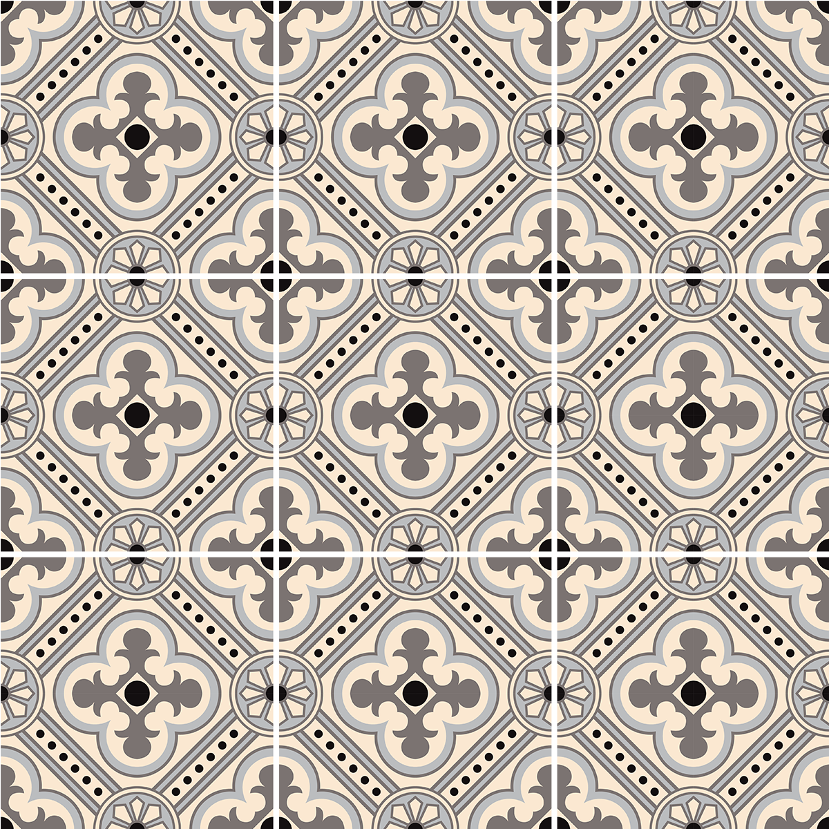 9 adesivi piastrelle azulejos Candelaria - Sticker adesivo - adesivi murali - 9stickers20x20cm - 2