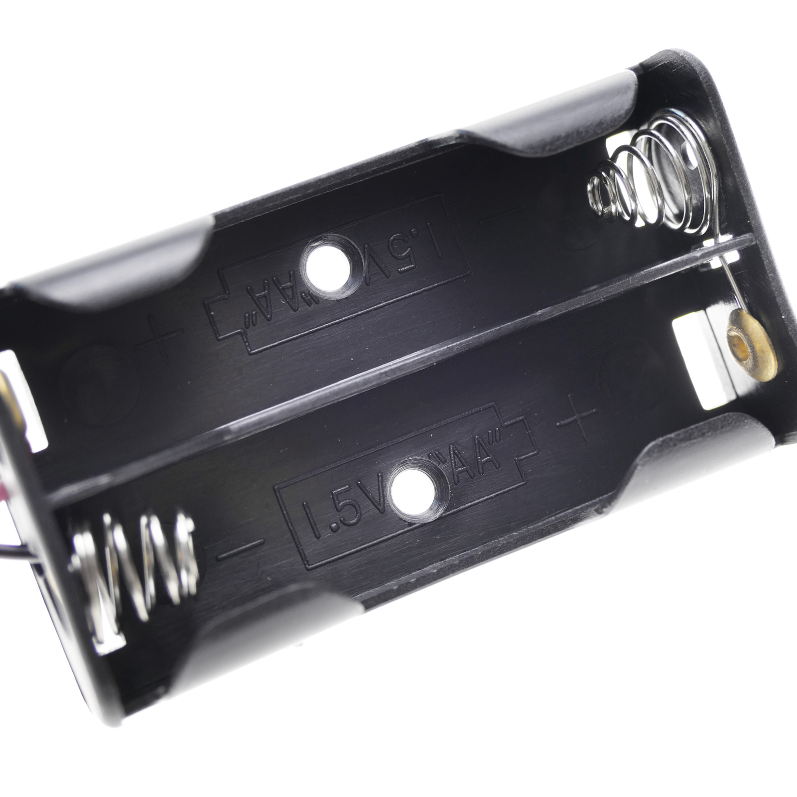 support de batterie plat pour 2 AA 1.5V LR6 - 3