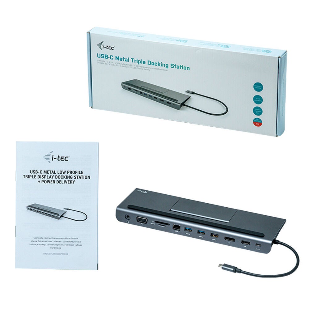 Hub USB i-Tec C31FLATDOCKPDPRO