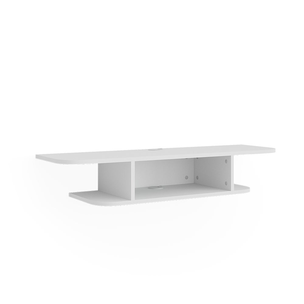 Vicco Lowboard Lorio, Biały, 105 x 18.2 cm Otwarte przedziały