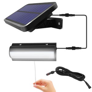 Lampe Solaire 7 LED Casstaly Avec Prise De Terre - IP65 Étanche, Luminosité Réglable, Projecteur Décoratif De Jardin Extérieur