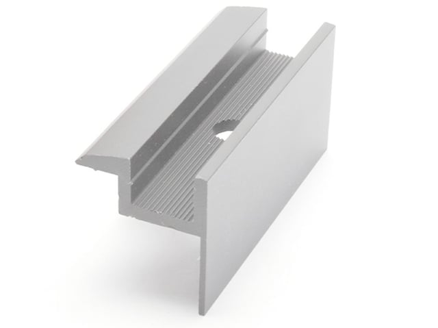 Morsetto terminale per fissaggio pannelli fotovoltaici con spessore 40 mm