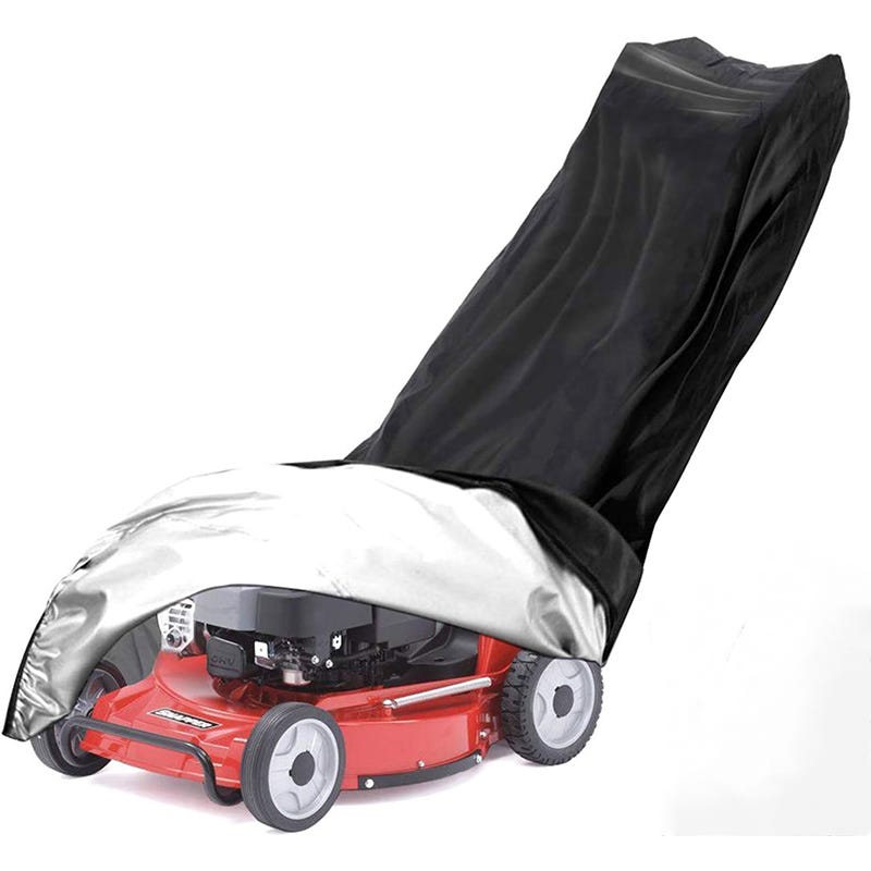 Copertura Tosaerba Universale 193x112x64cm - Telo Impermeabile UV Con Coulisse Per Tagliaerba Elettrico - Foto 12