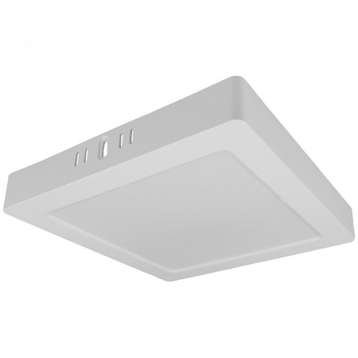 Plafon Downlight kwadratowy biały klosz mleczny LED 24W 4000K 2640lm wym: 3,1 x 29,5 cm IP20 tworzywo sztuczne Ecolight