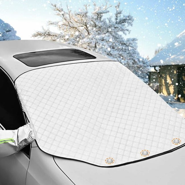 WBWBB Couverture Pare-Brise Magnétique Dacia Jogger 2022+ – Anti-Givre, Neige, UV Et Poussière Pliable